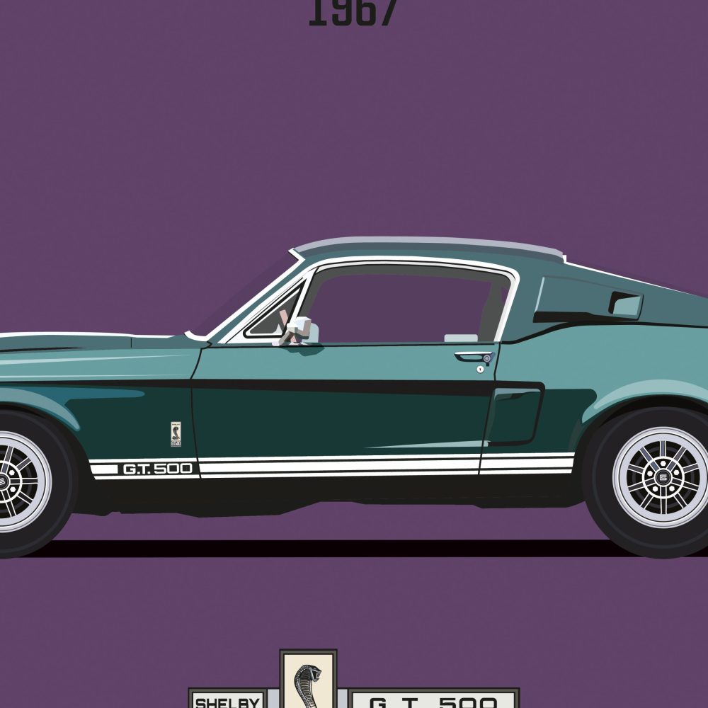 VIGNETTE SHELBY GT500 - 1967 - MORGAN BERDER