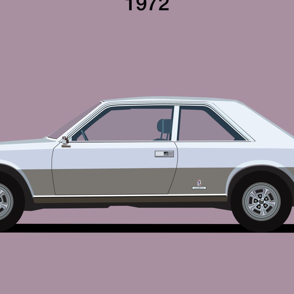 VIGNETTE FIAT 130 COUPE 3200 - 1972 - MORGAN BERDER