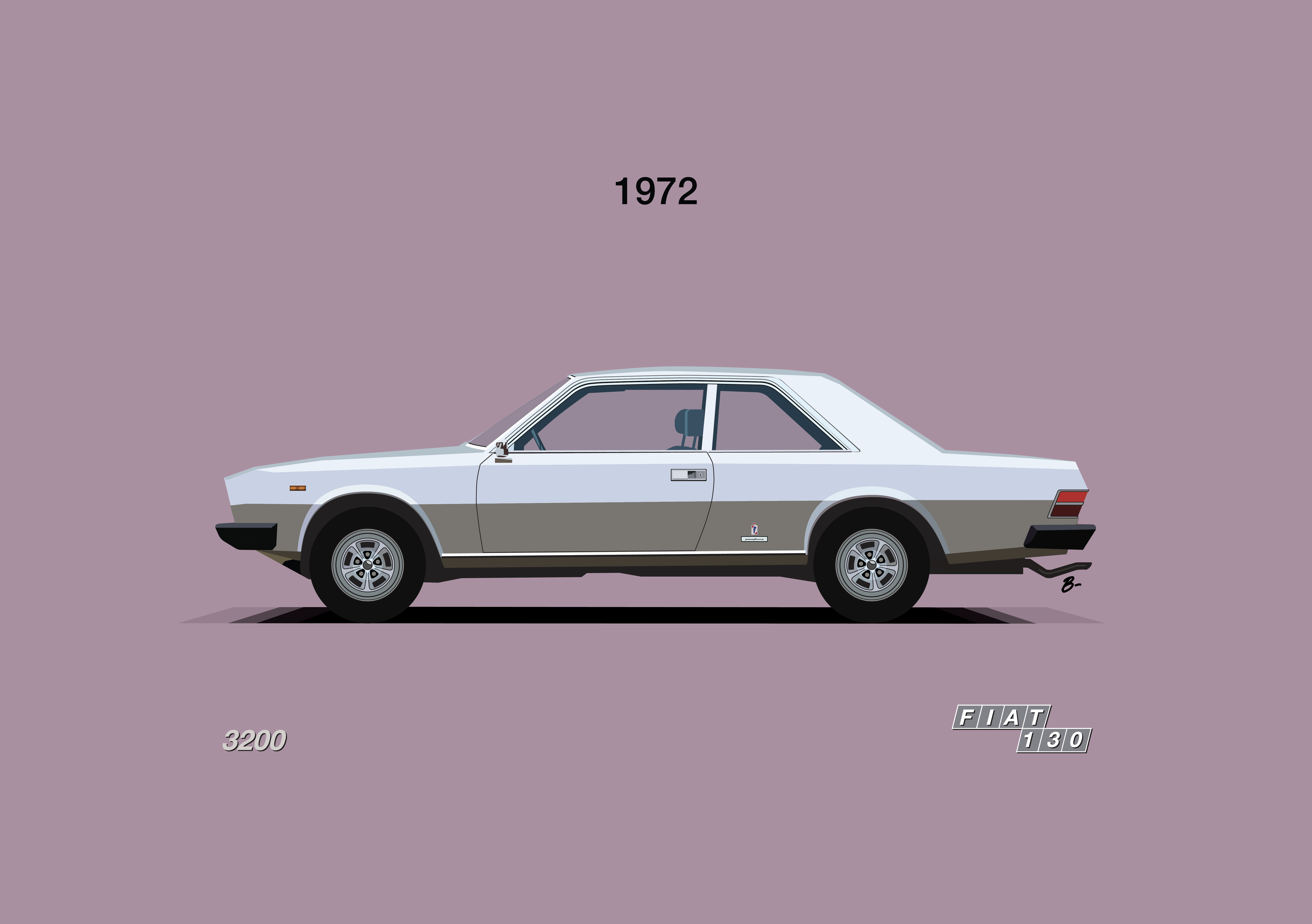 FIAT 130 COUPE 3200 - 1972 - MORGAN BERDER