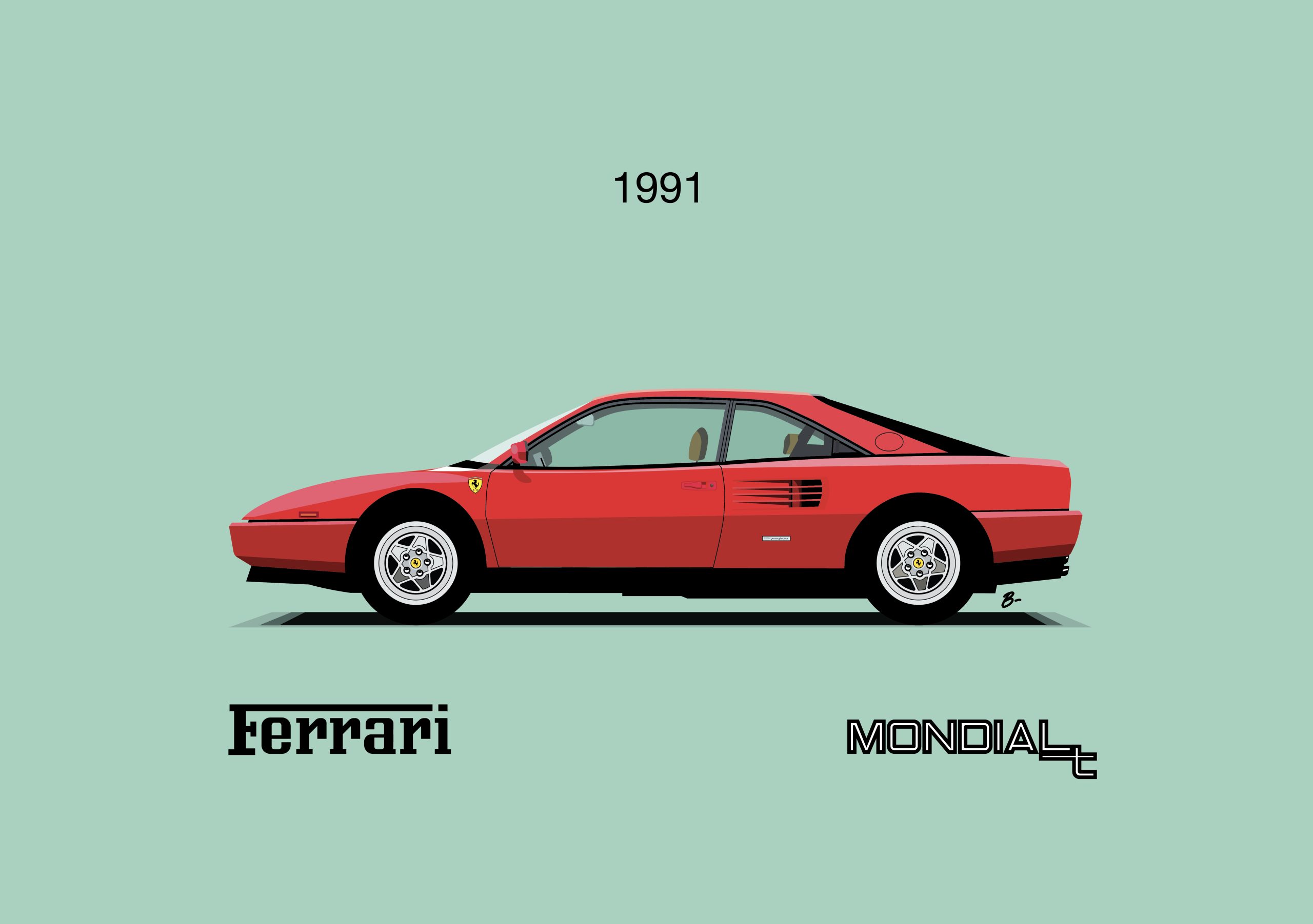 FERRARI MONDIAL T - 1991 - MORGAN BERDER