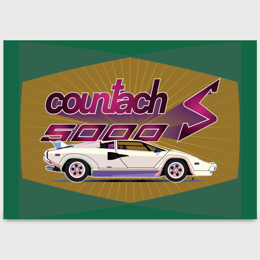 countach 5000S ⏐poster